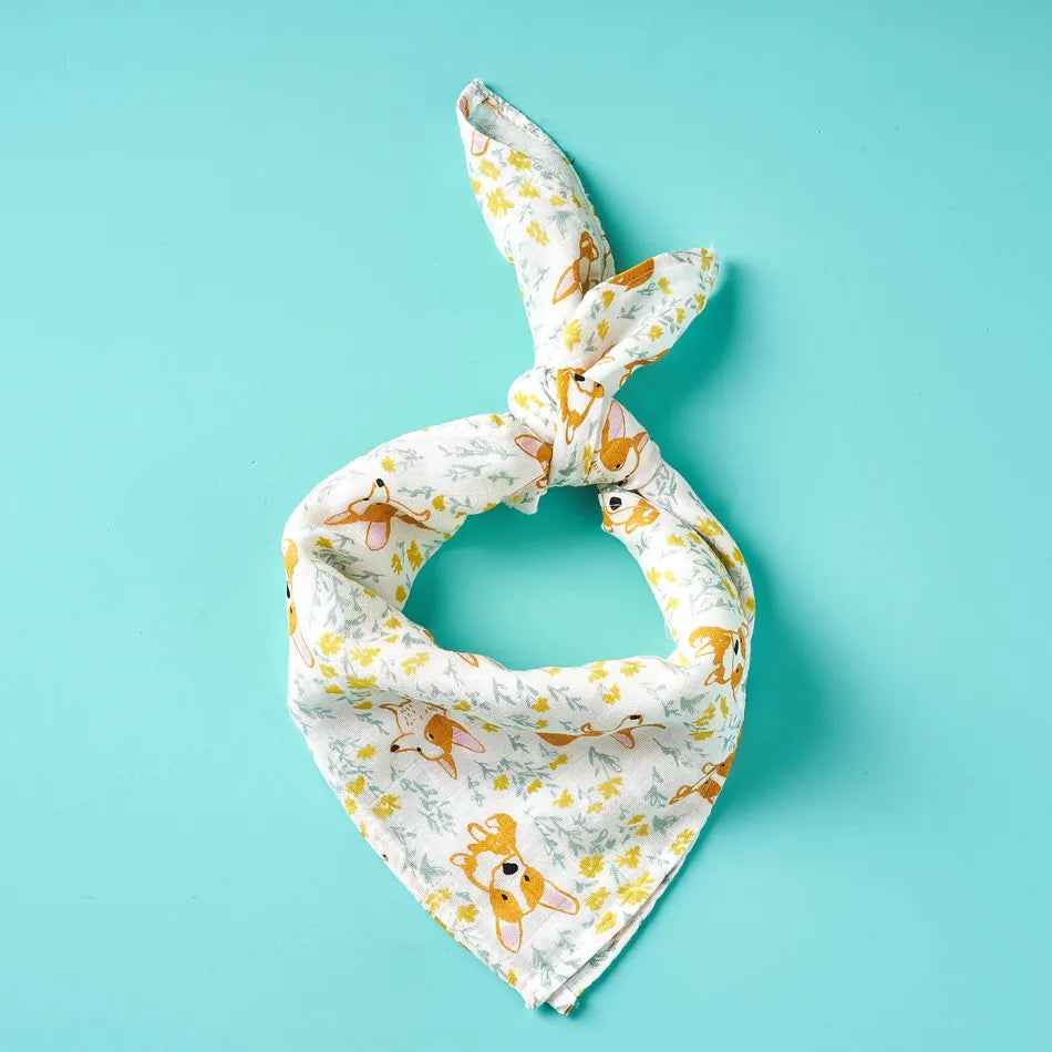 Kangobaby #My Soft Embrace# 5-Piece Bamboo-Cotton Swaddle & Bib Set