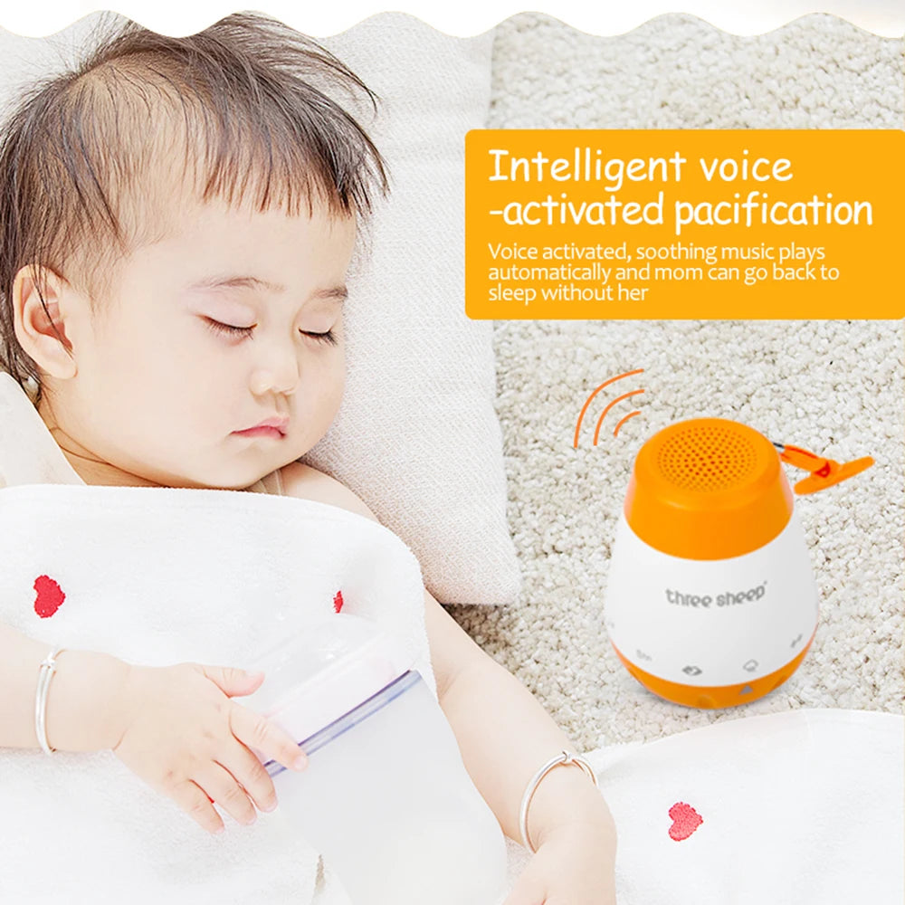 SereneLullaby™ Smart Sensor Soother: The Ultimate White Noise & Melody Companion for Babies