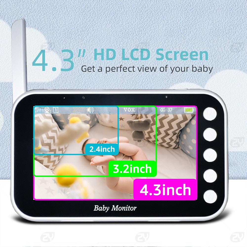 VisionGuard™ Baby Monitor with 1000ft Range