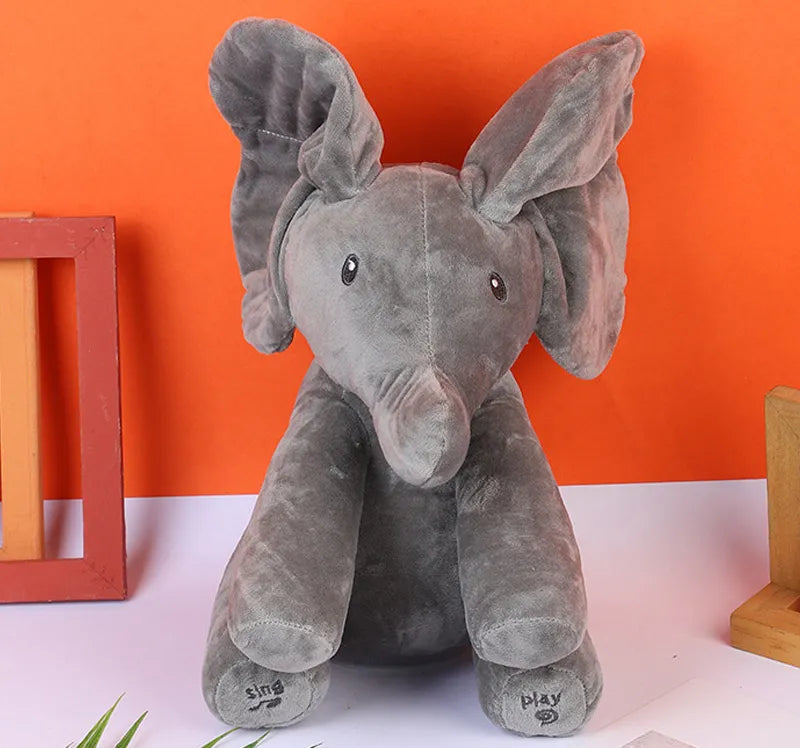 Peekaboo Elephant Electric Plush Toy