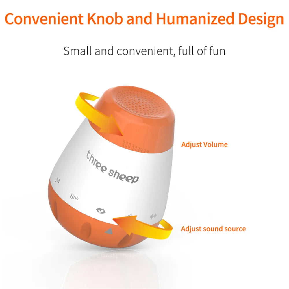SereneLullaby™ Smart Sensor Soother: The Ultimate White Noise & Melody Companion for Babies