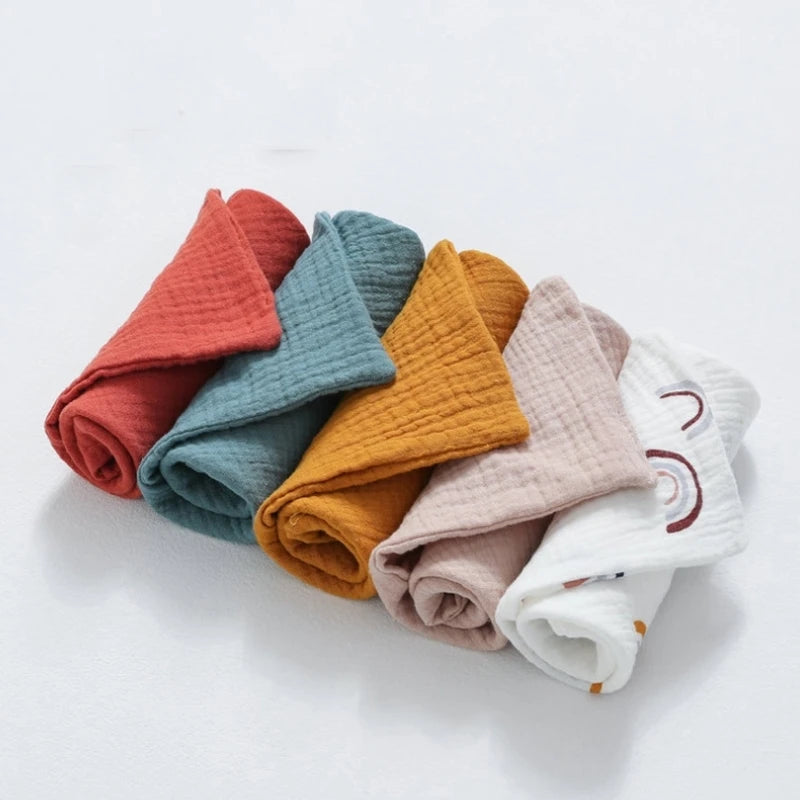 SoftTouch Baby Cotton Square Towels (5 Pack)