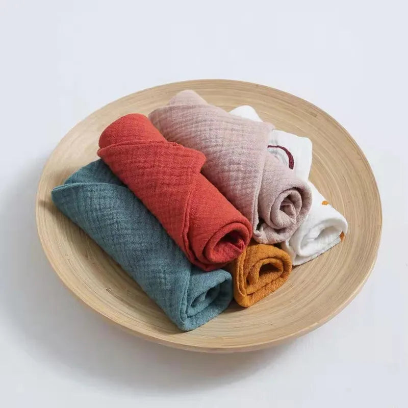 SoftTouch Baby Cotton Square Towels (5 Pack)