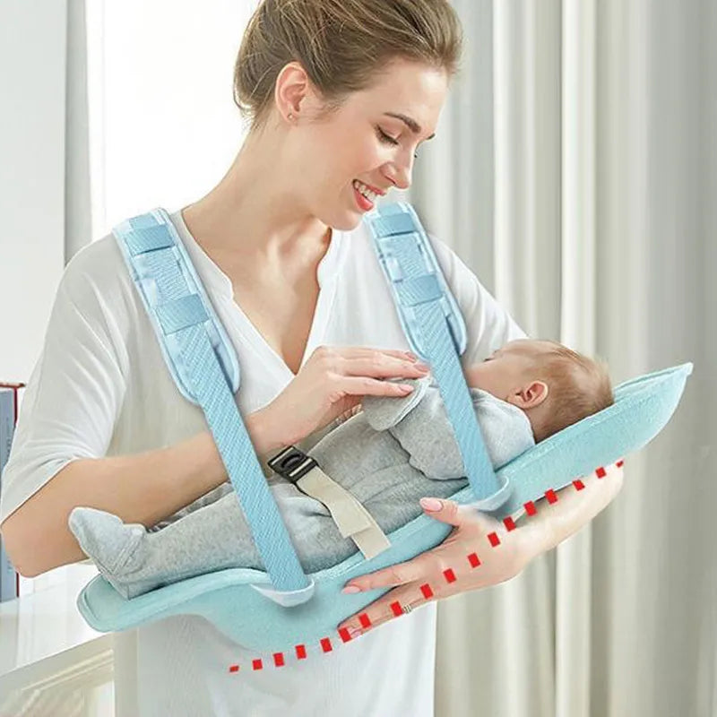 SnuggleNest™ Comfort Feeding Pillow - Newborn Sleep & Spit-Up Prevention Cushion