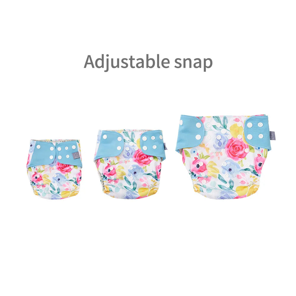 SMOTHR PureComfort Cloth Diapers - Adjustable 4-Piece Set