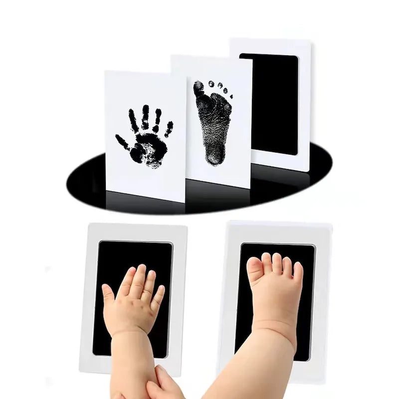 MemoryMaker™ Newborn Hand & Footprint Kit - Safe Ink Pad & Photo Frame Set for Cherished Keepsakes