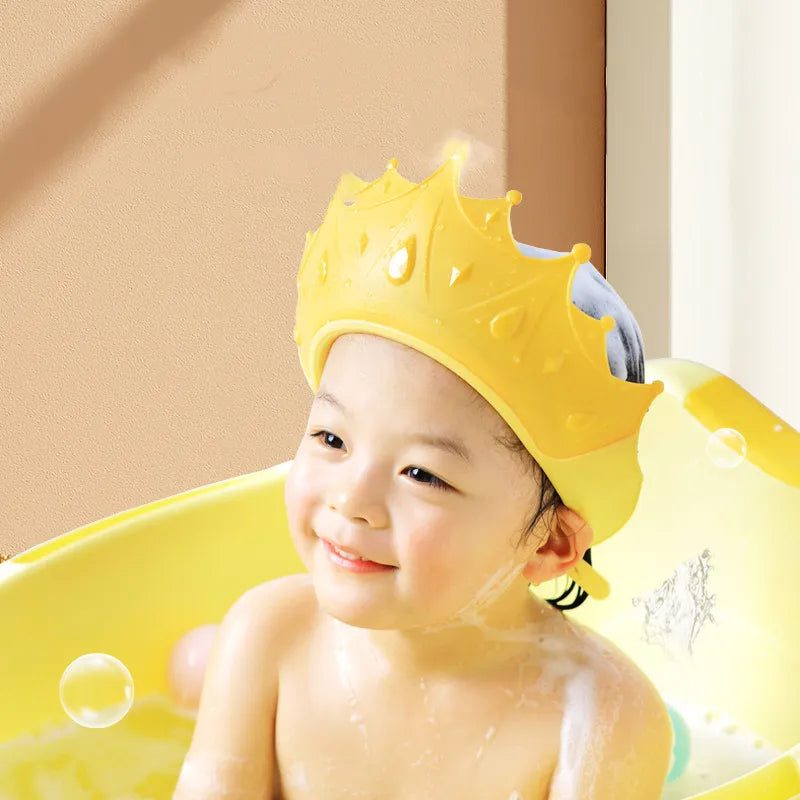 SoftShield™ Silicone Shampoo Cap: Baby & Children's Ear Protection Bath Cap